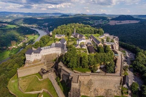 Pevnost Königstein & historické Drážďany