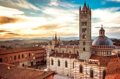 Toskánský jih - Siena