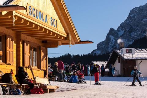 Kurz lyžování v italských Dolomitech/Sappada